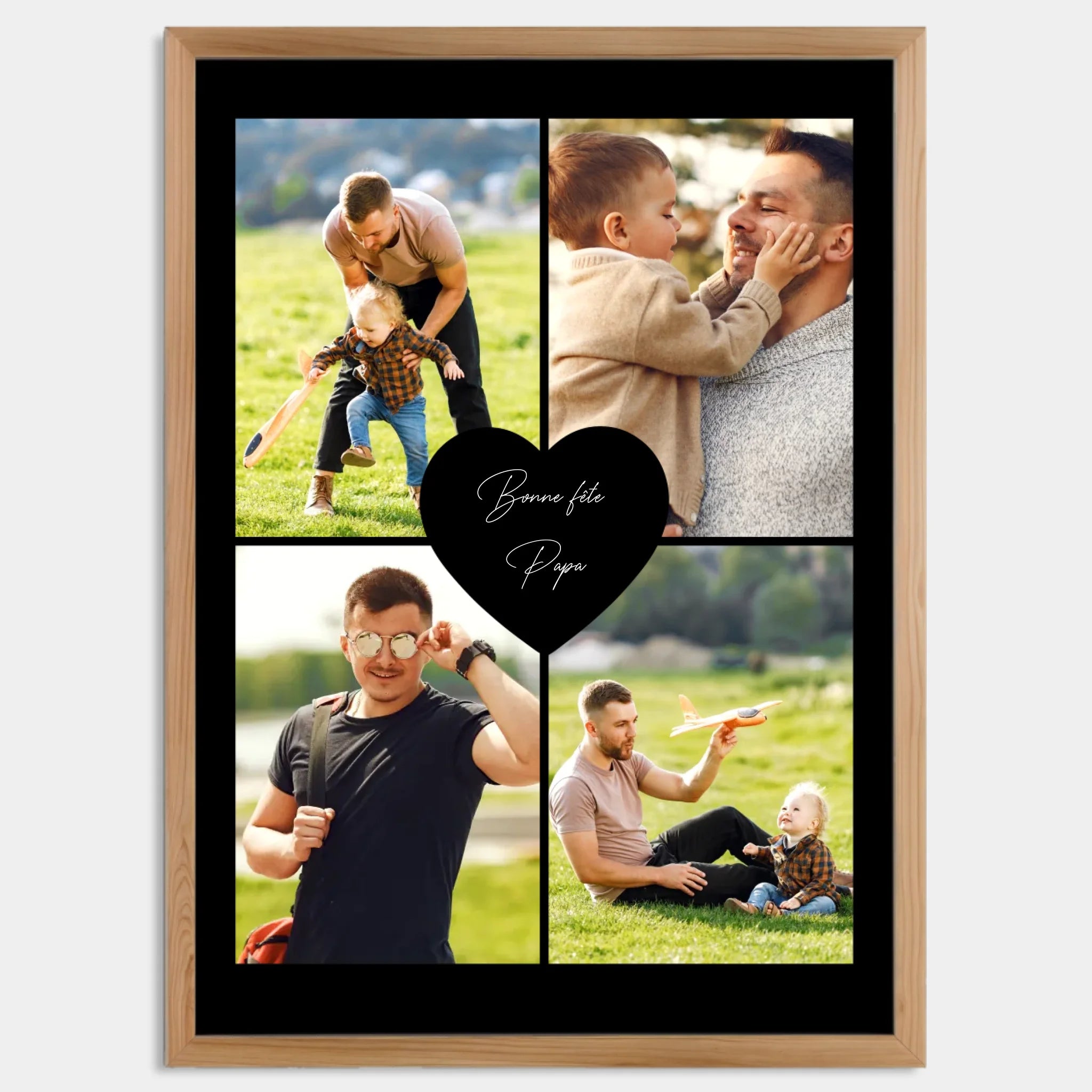 Cadre bois personnalisé cadeau