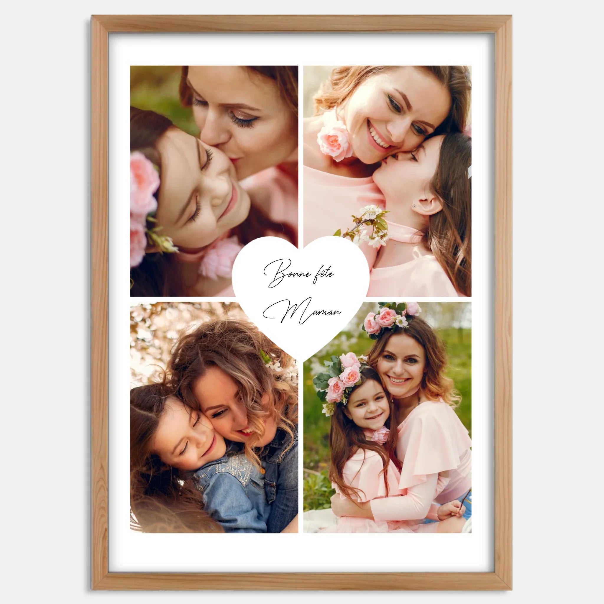 Cadre bois personnalisé cadeau