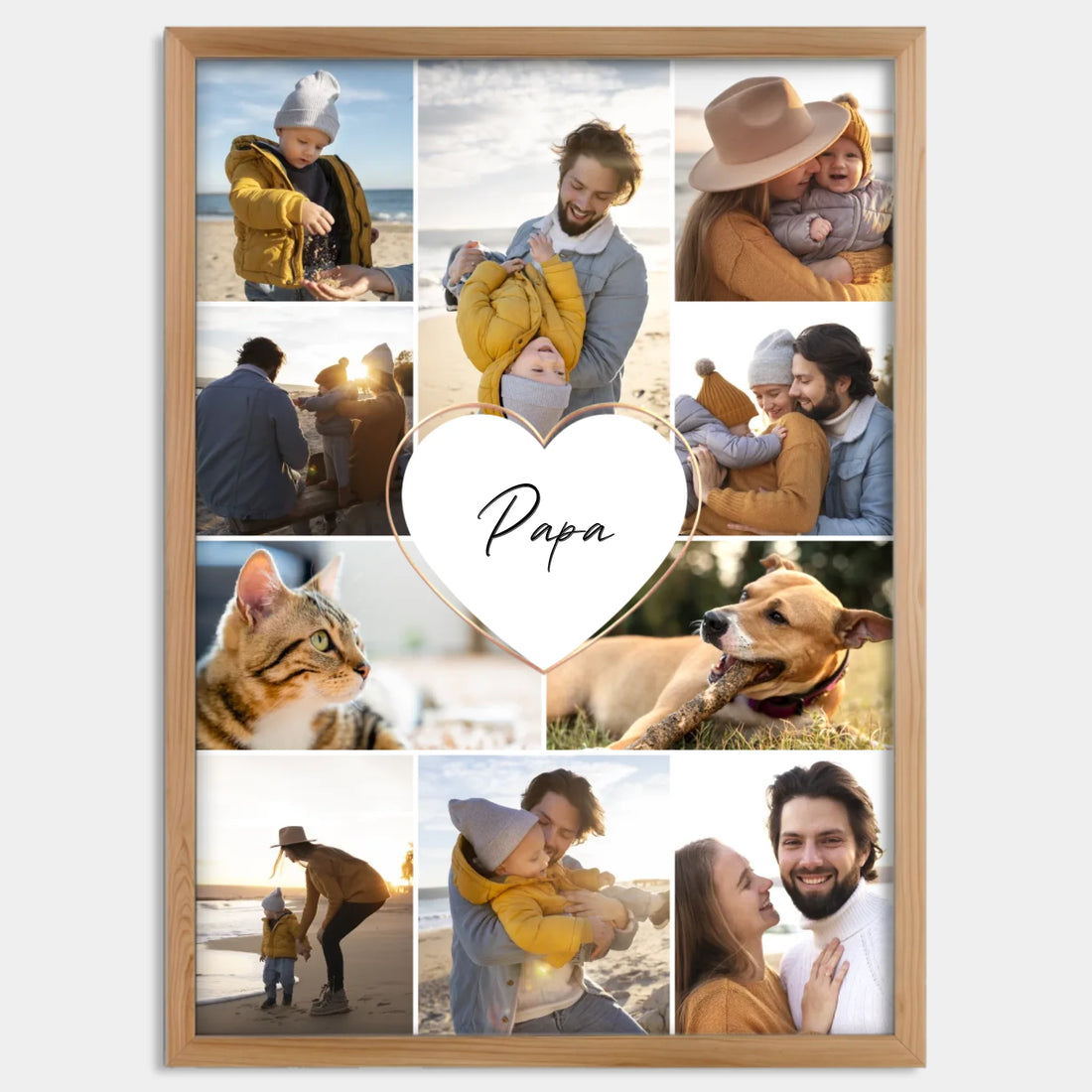 Cadre bois personnalisé cadeau