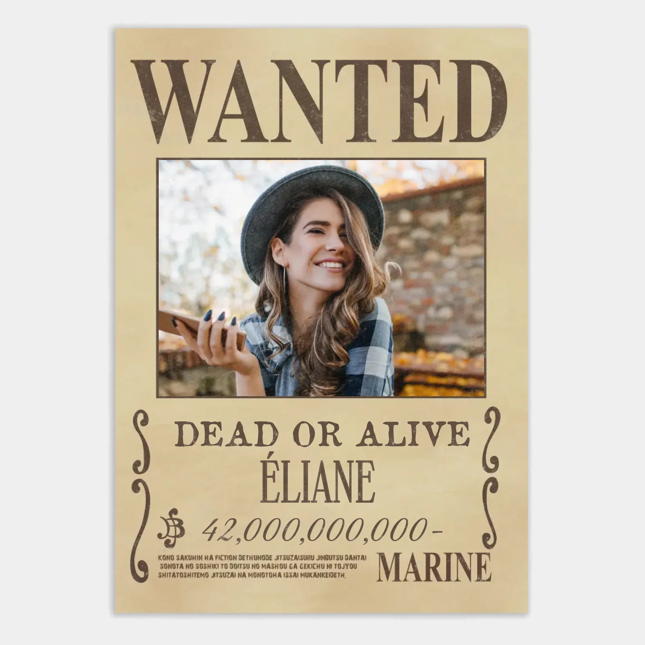 Affiche personnalisée cadeau