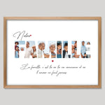 Cadre bois personnalisé cadeau