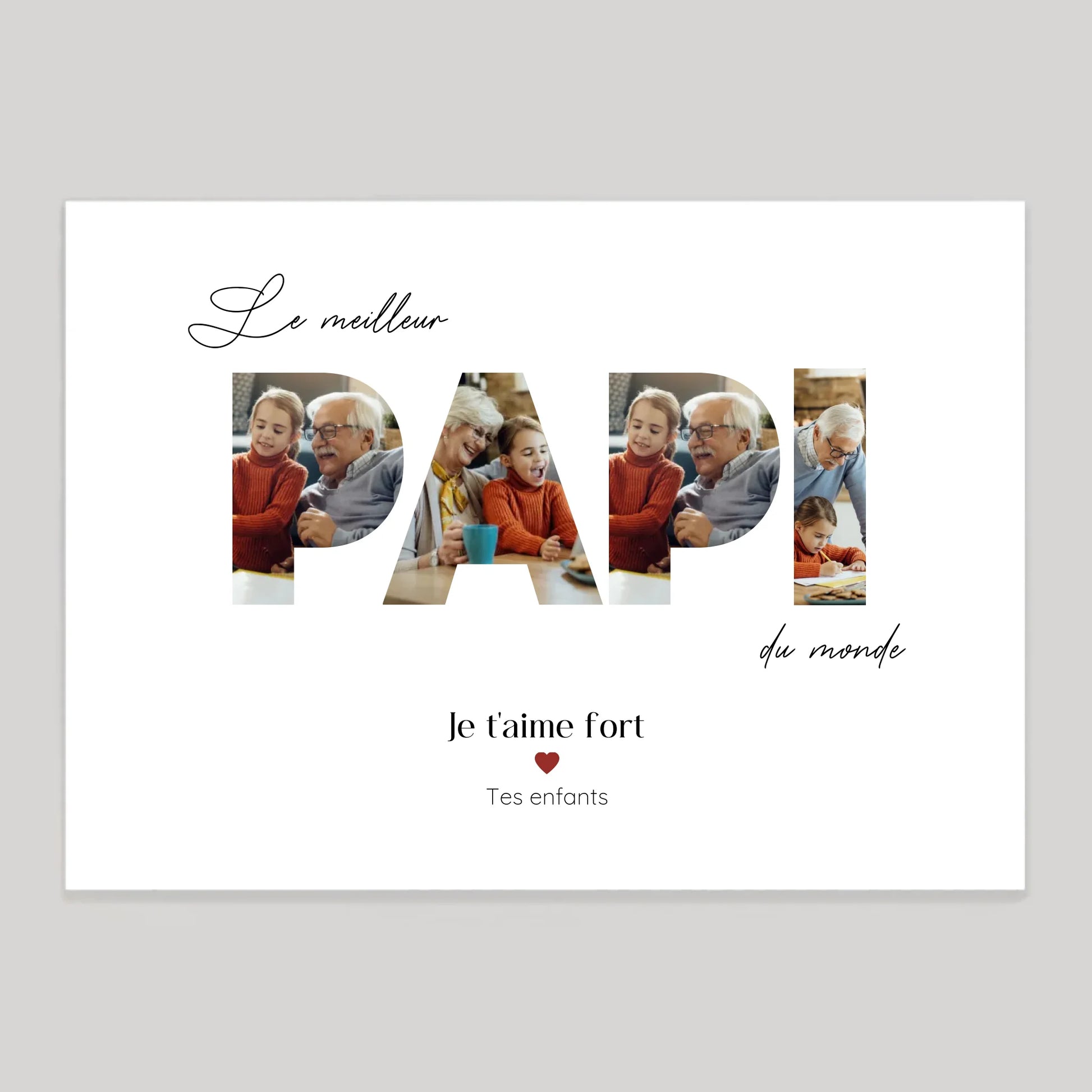 Affiche personnalisée cadeau