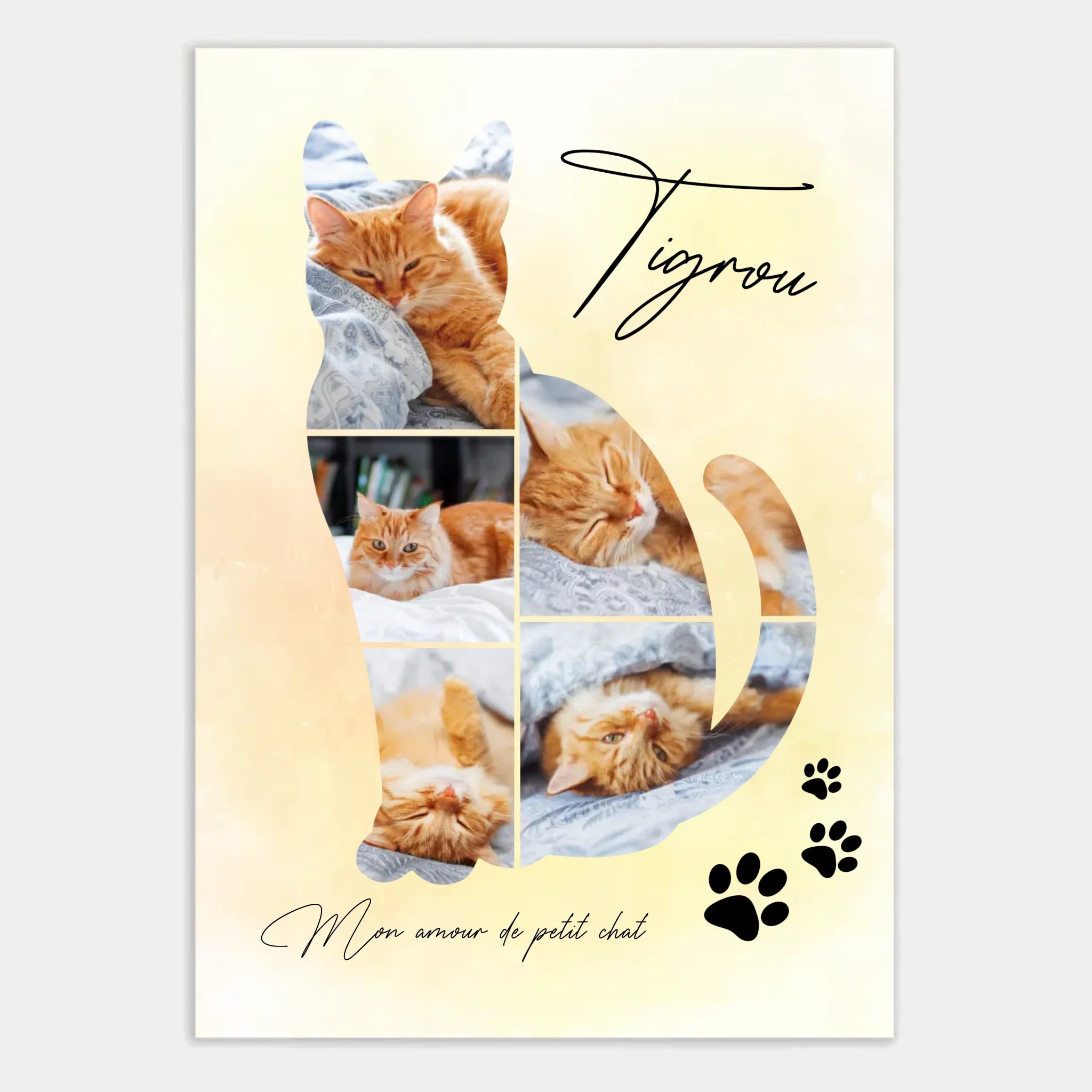 Affiche personnalisée cadeau