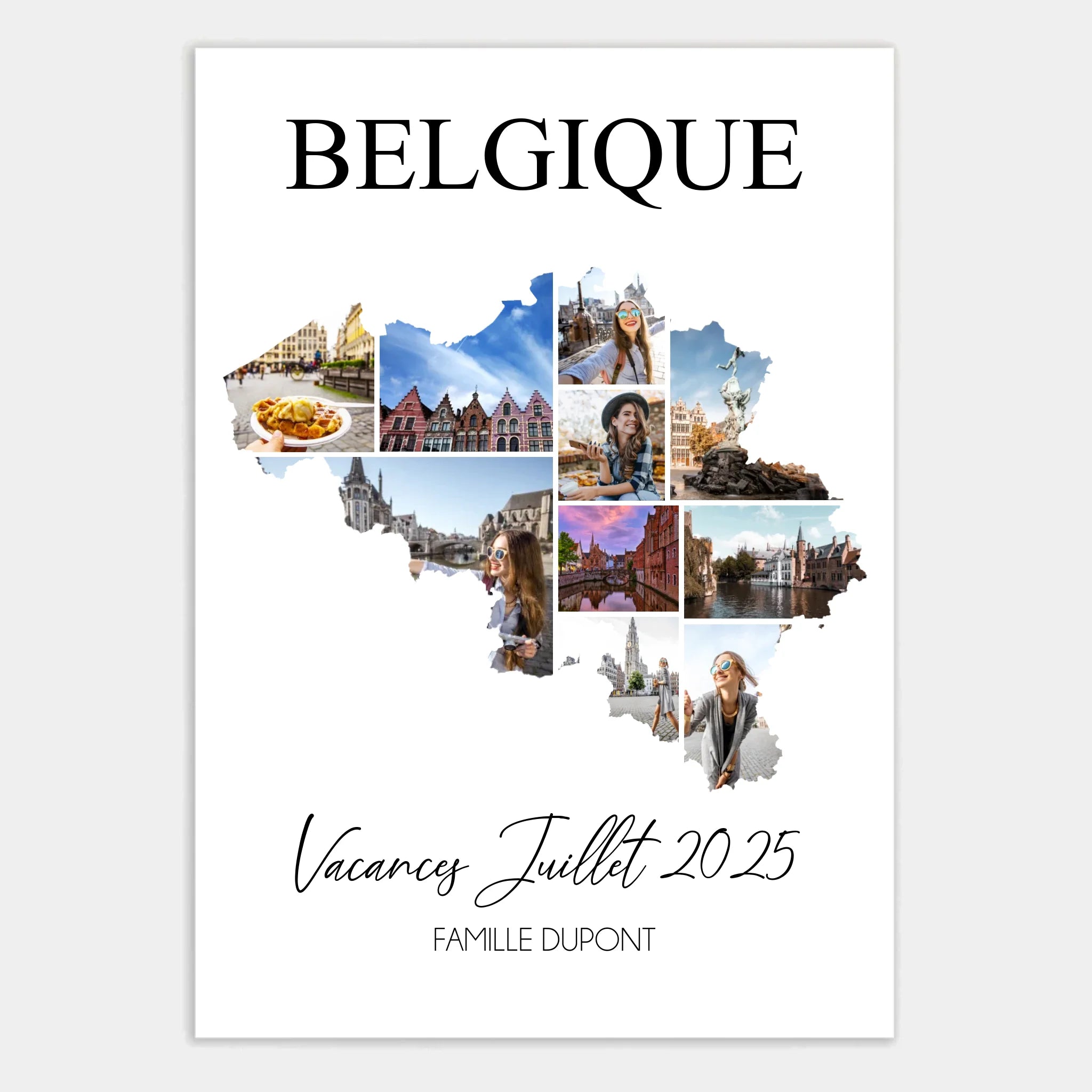 Affiche personnalisée cadeau