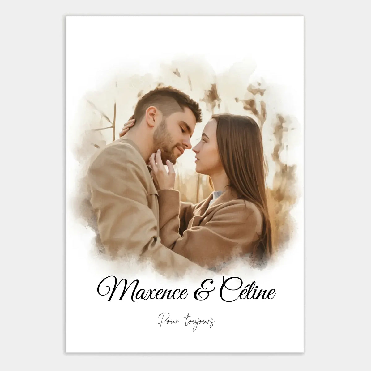 Affiche personnalisée cadeau
