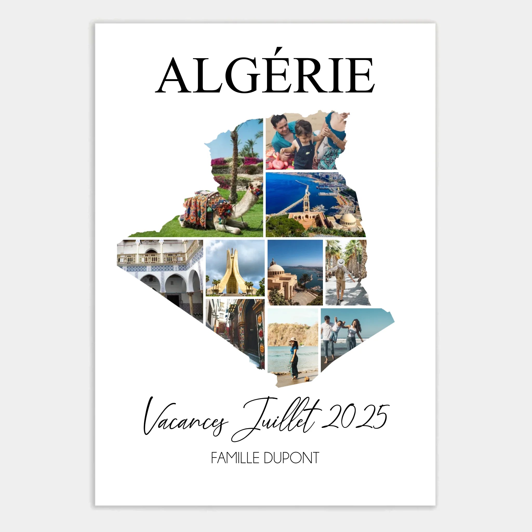 Affiche personnalisée cadeau