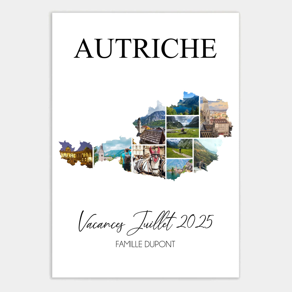 Affiche personnalisée cadeau