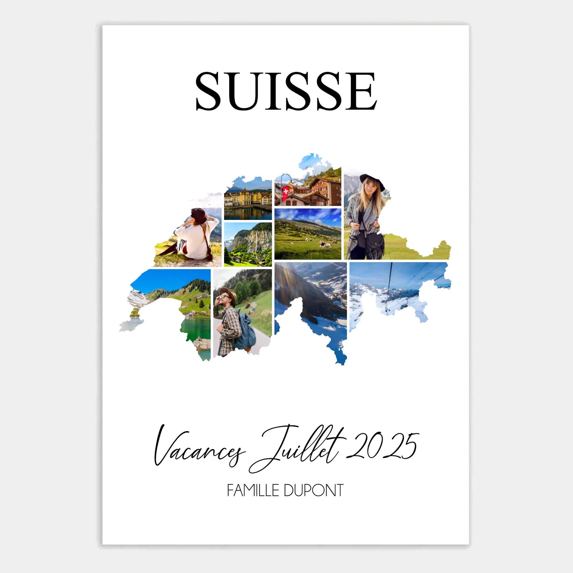 Affiche personnalisée cadeau