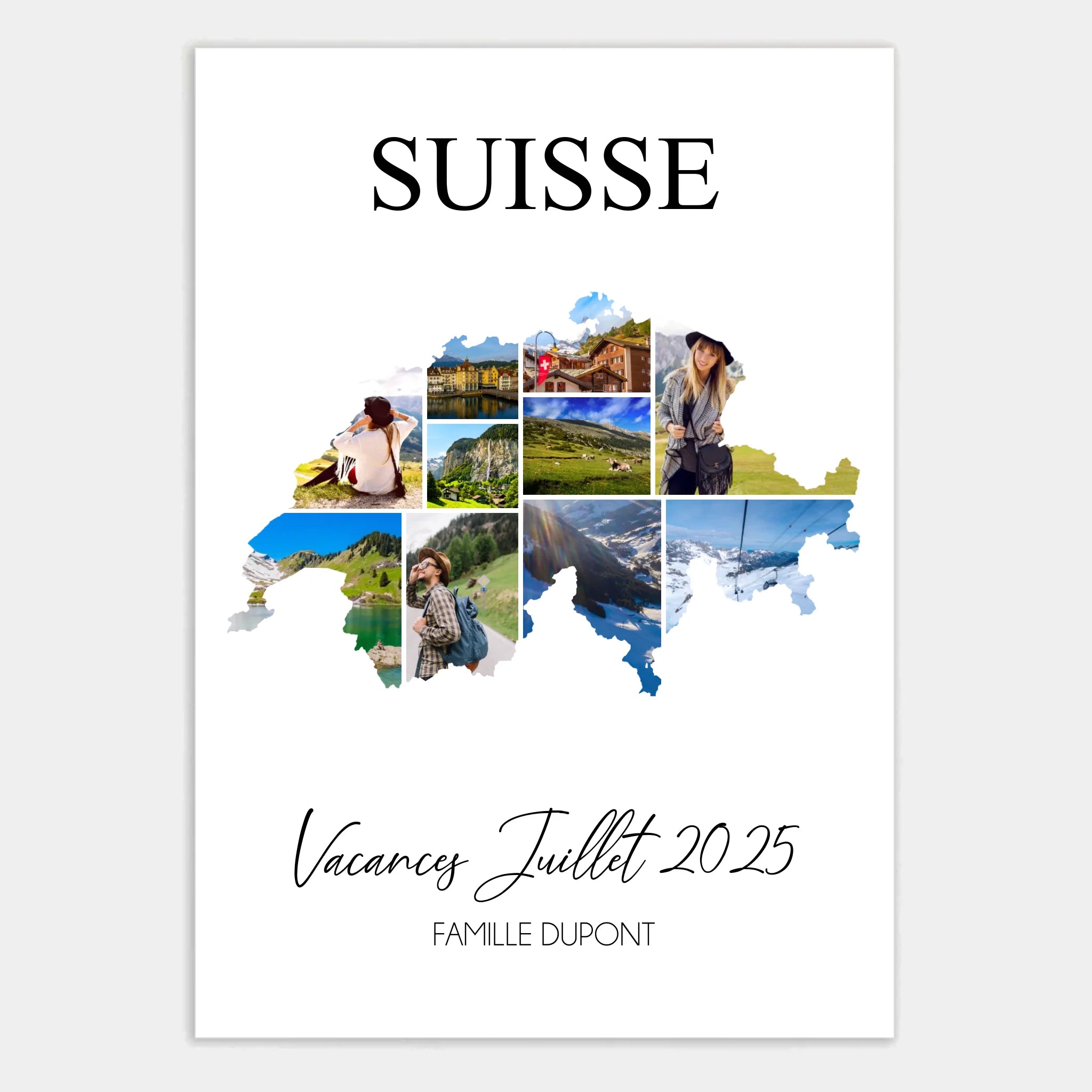 Affiche personnalisée cadeau
