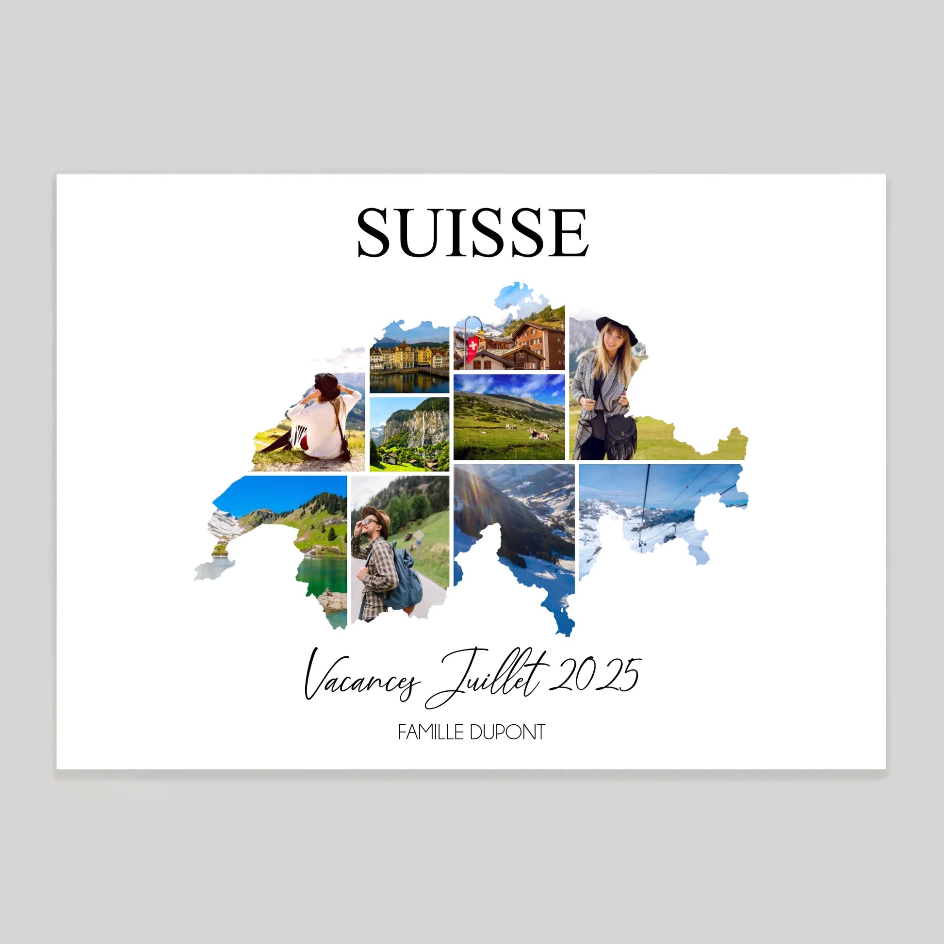 Affiche personnalisée cadeau