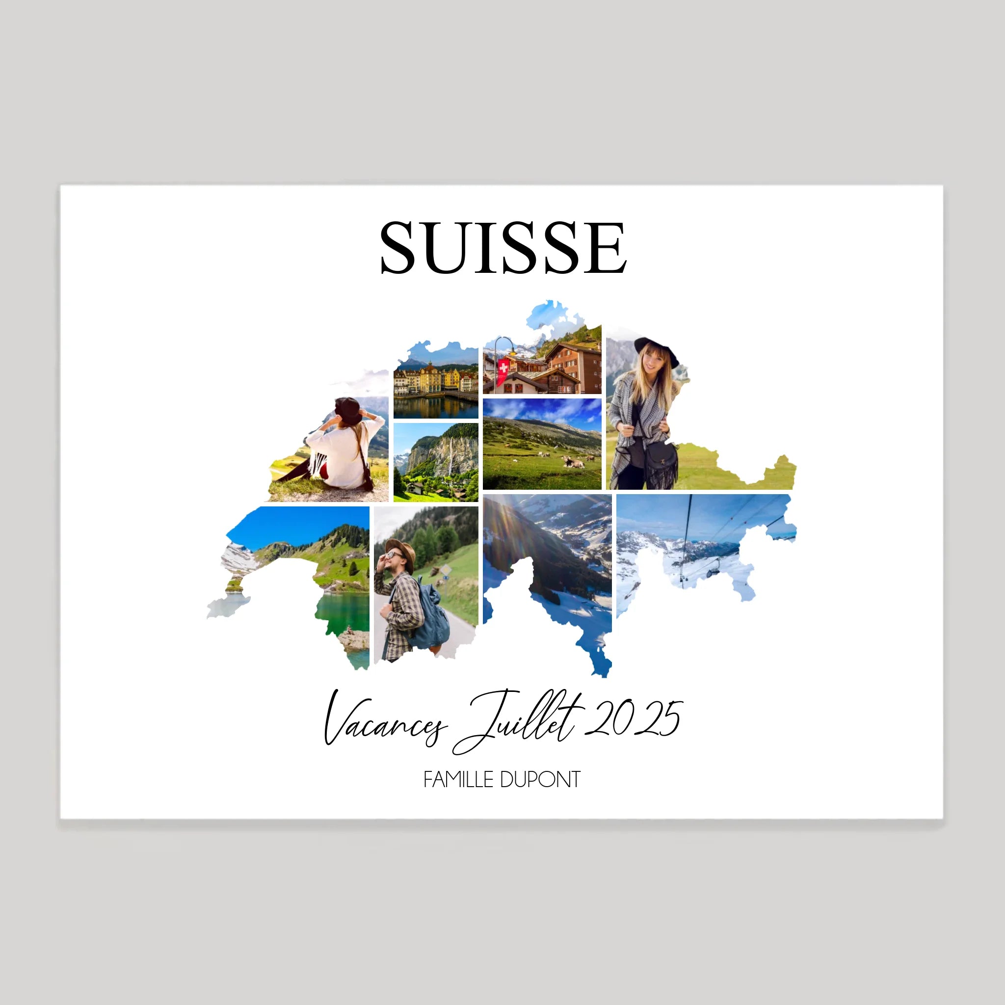 Affiche personnalisée cadeau