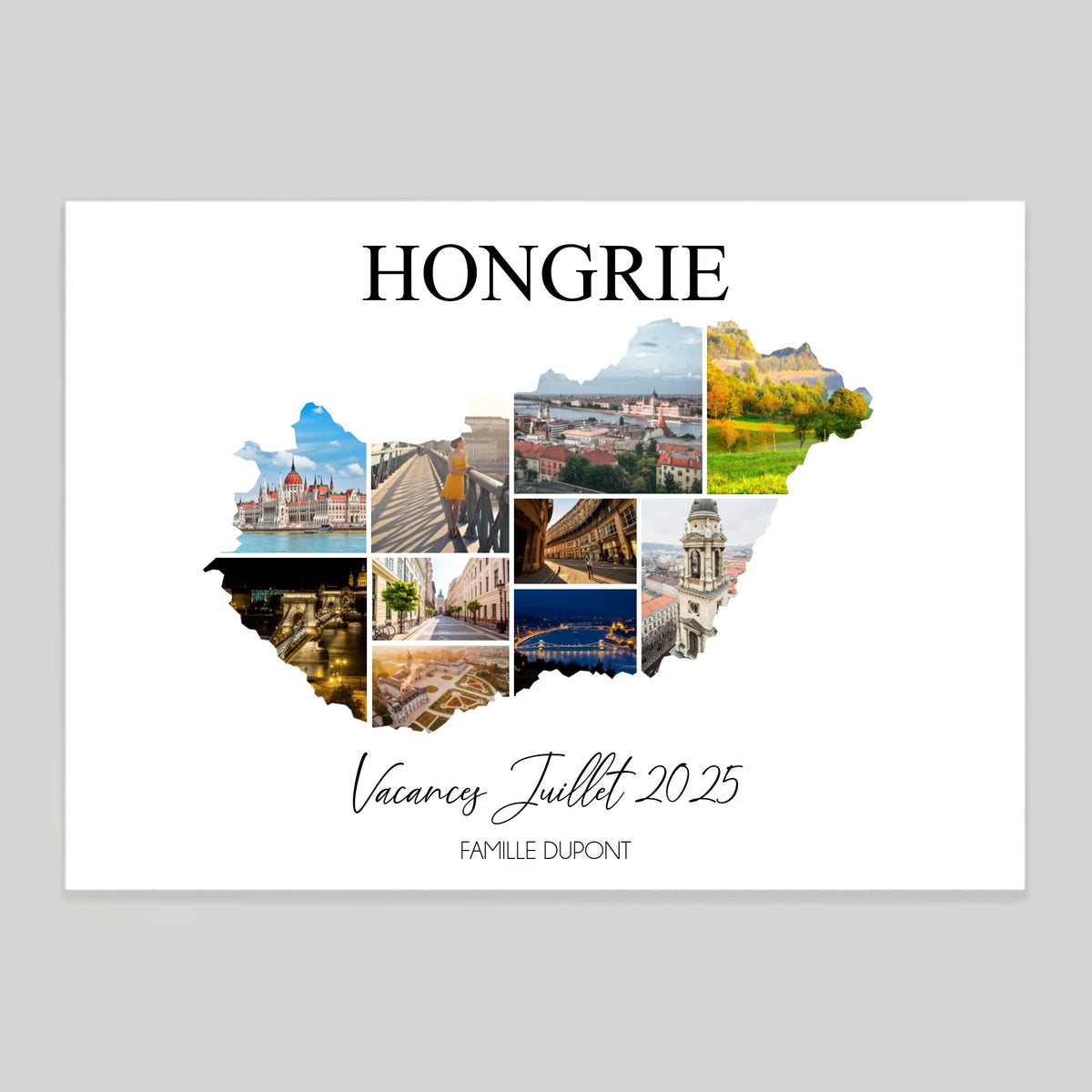 Affiche personnalisée cadeau