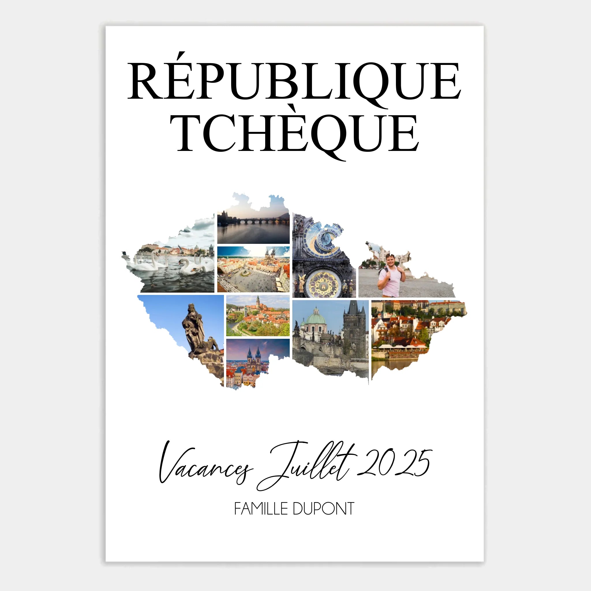 Affiche personnalisée cadeau