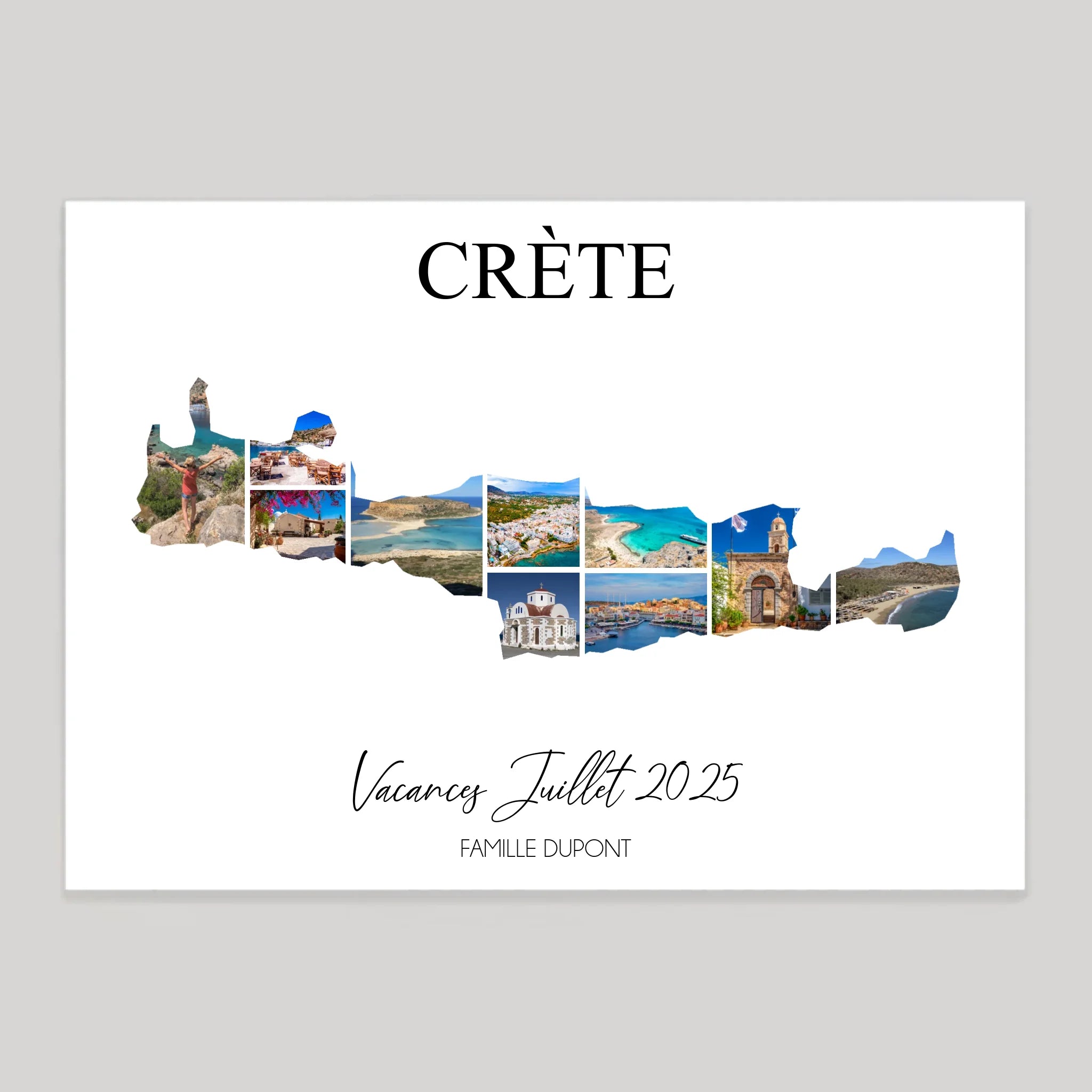 Affiche personnalisée cadeau