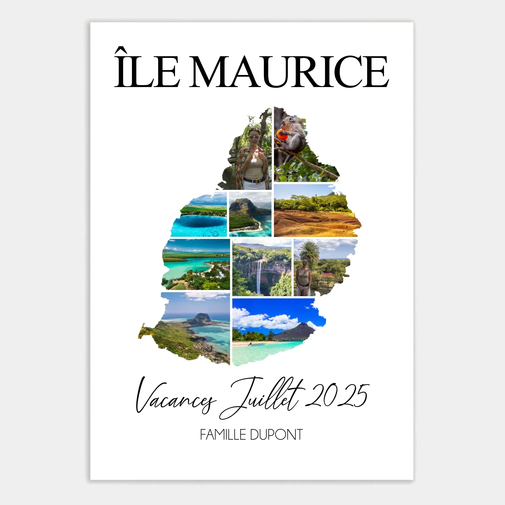 Affiche personnalisée cadeau