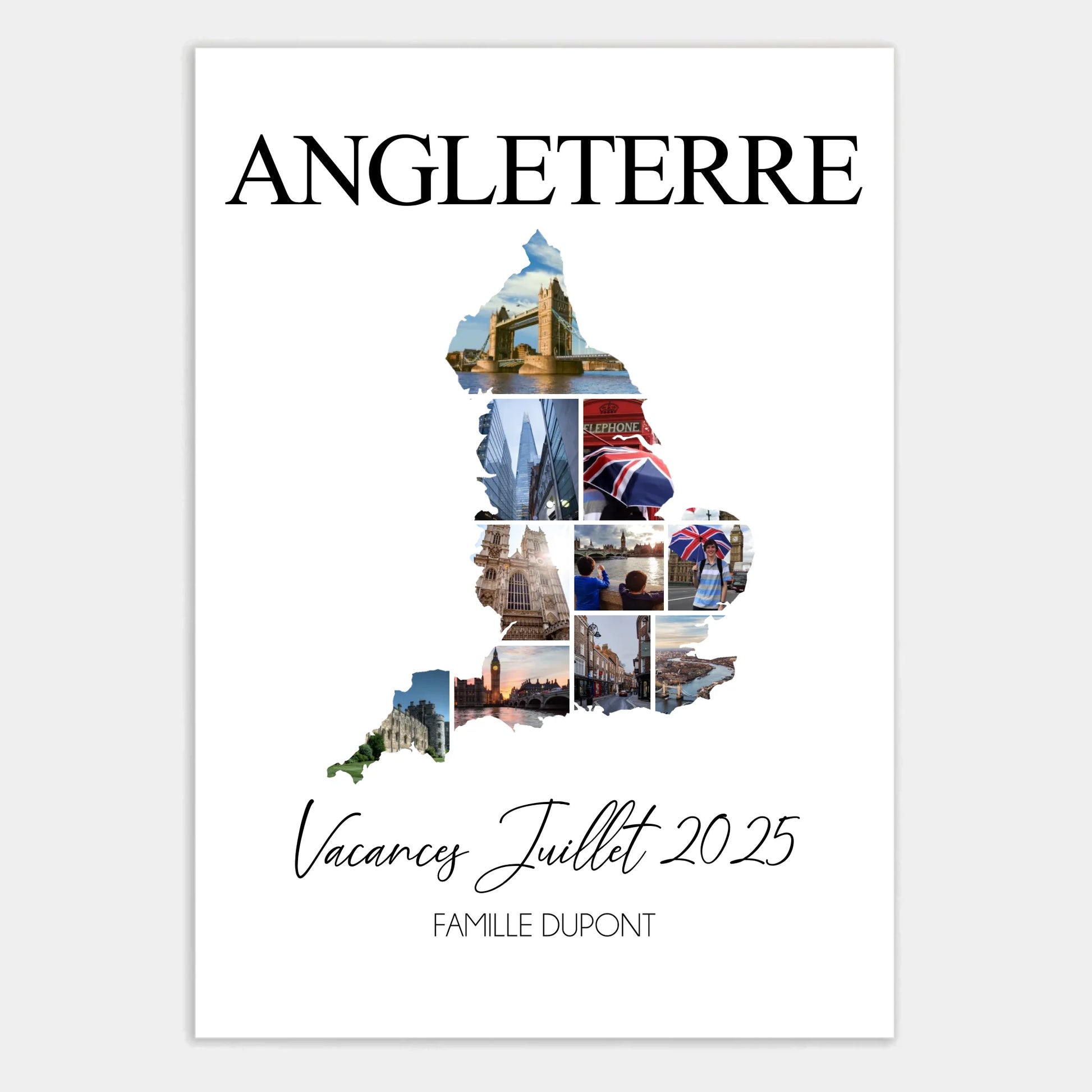 Affiche personnalisée cadeau