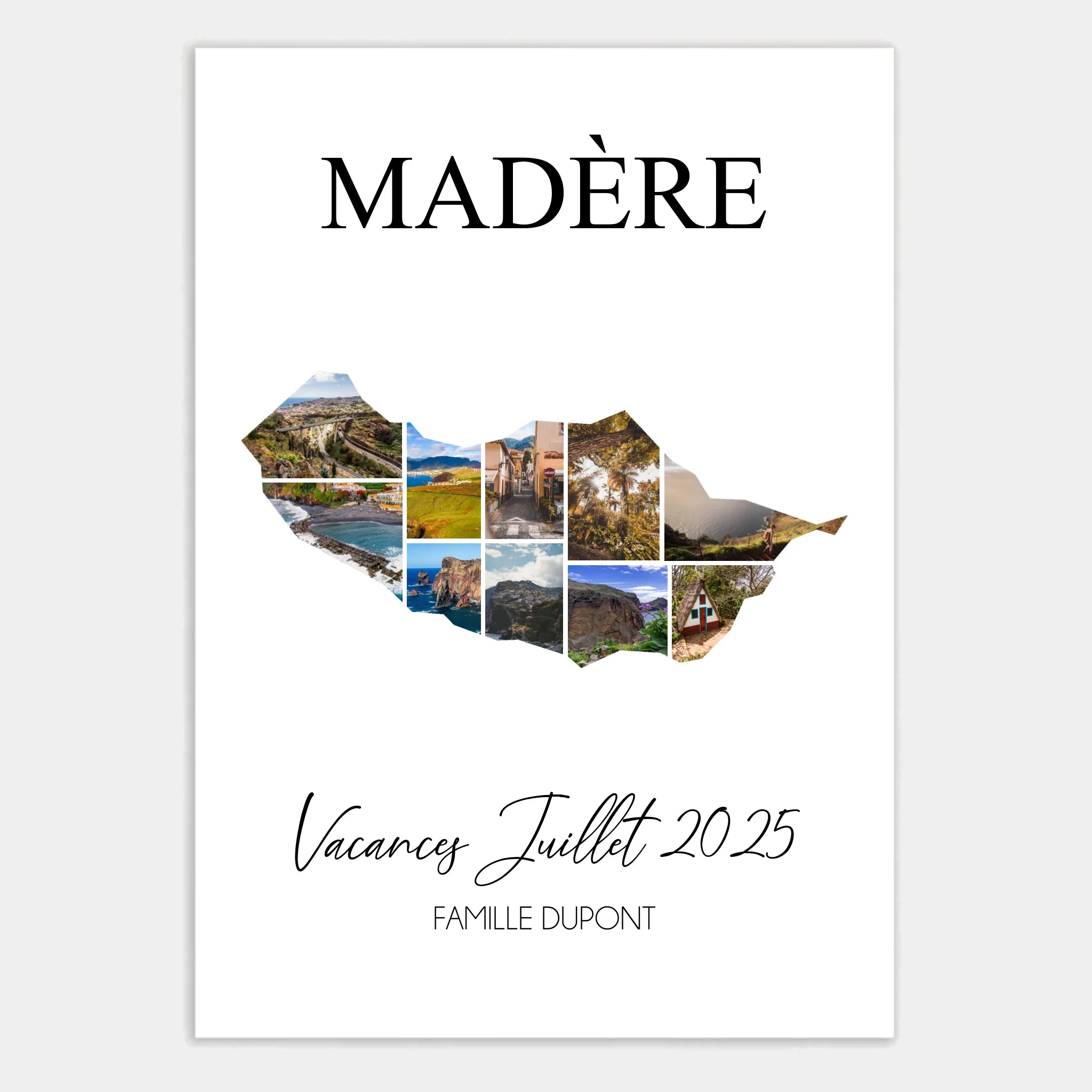 Affiche personnalisée cadeau