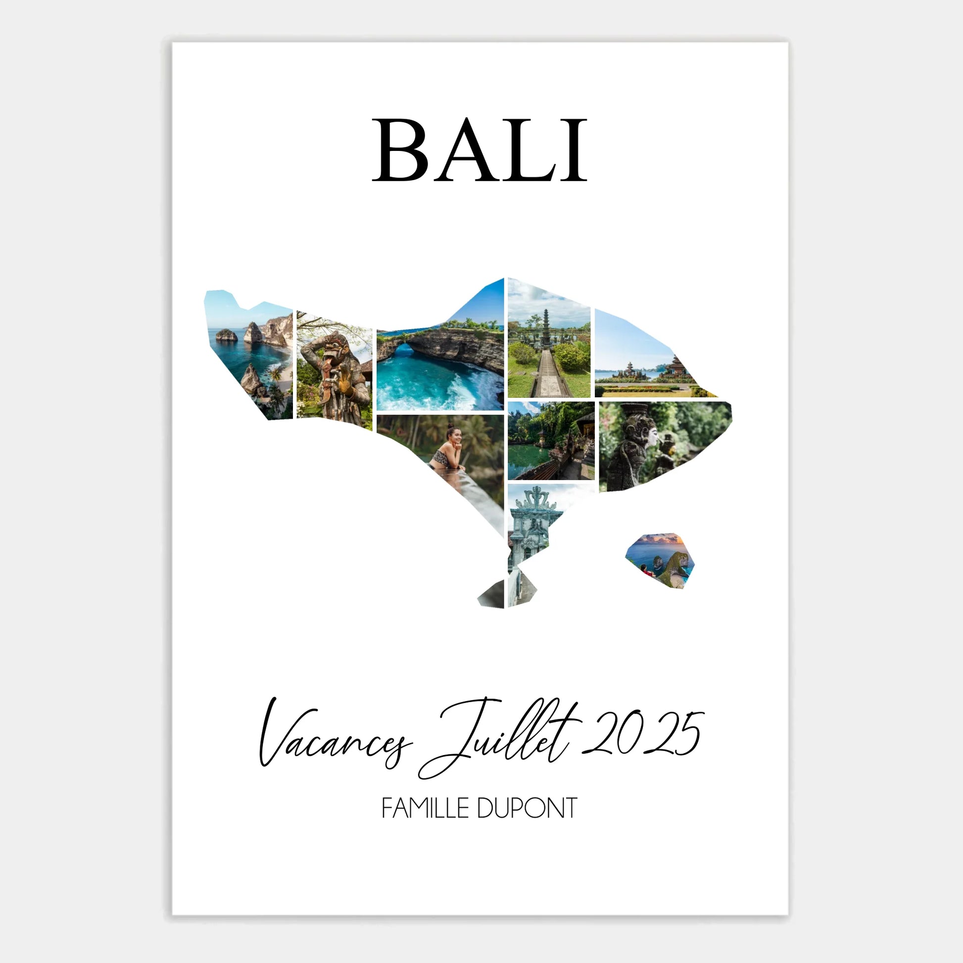 Affiche personnalisée cadeau