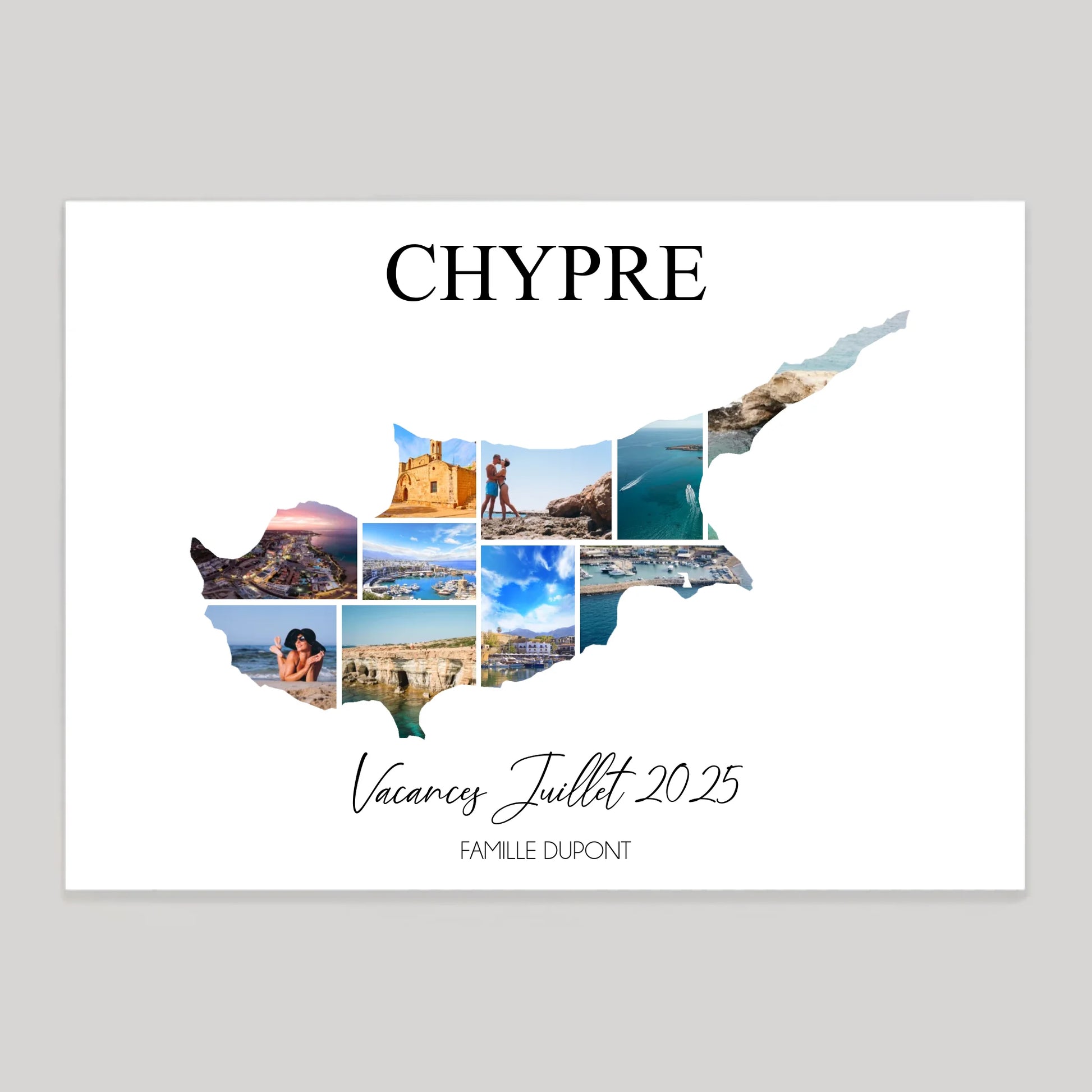 Affiche personnalisée cadeau