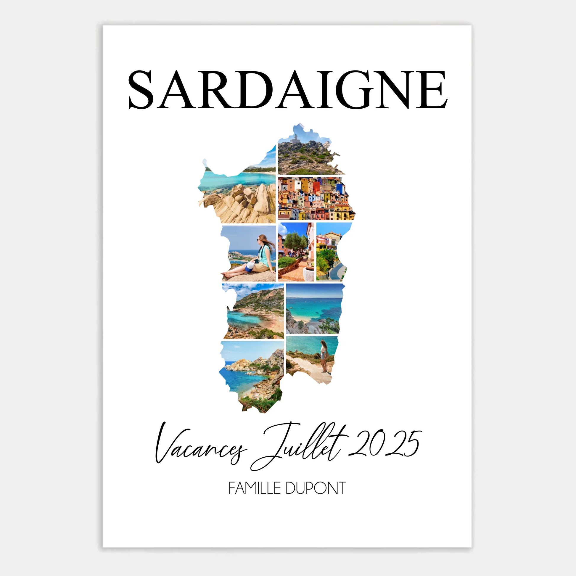 Affiche personnalisée cadeau