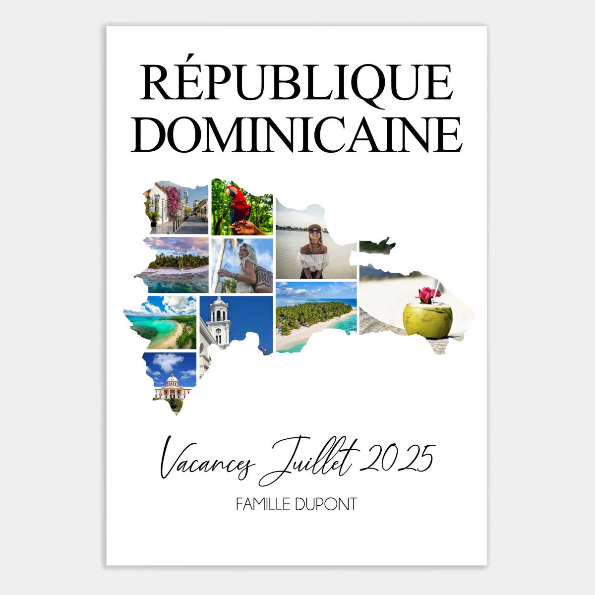 Affiche personnalisée cadeau