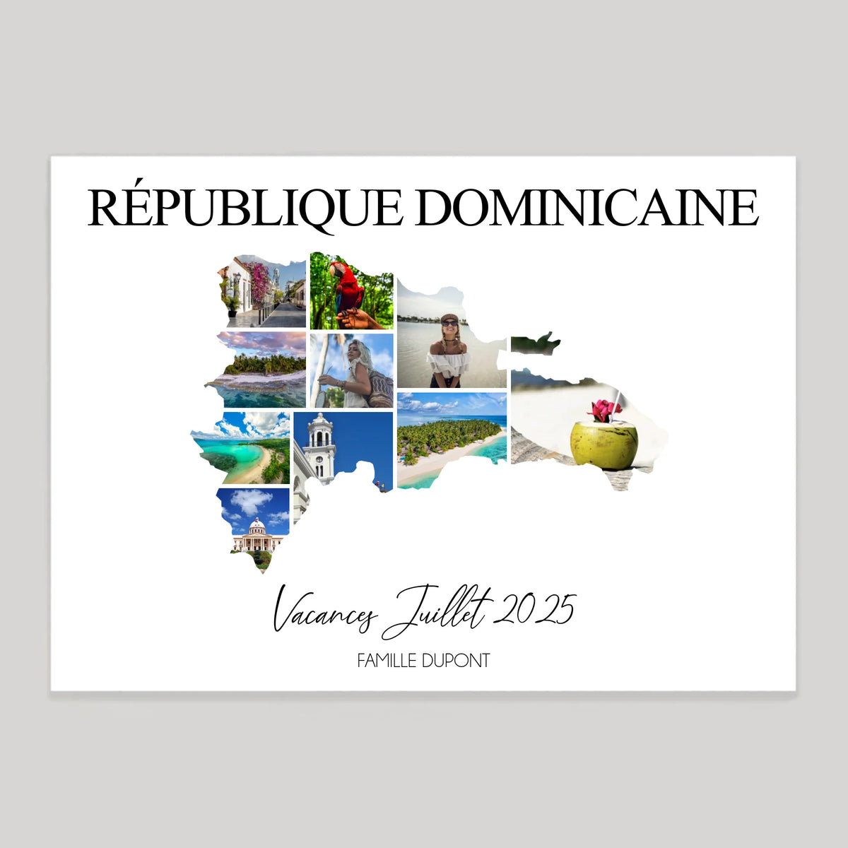 Affiche personnalisée cadeau