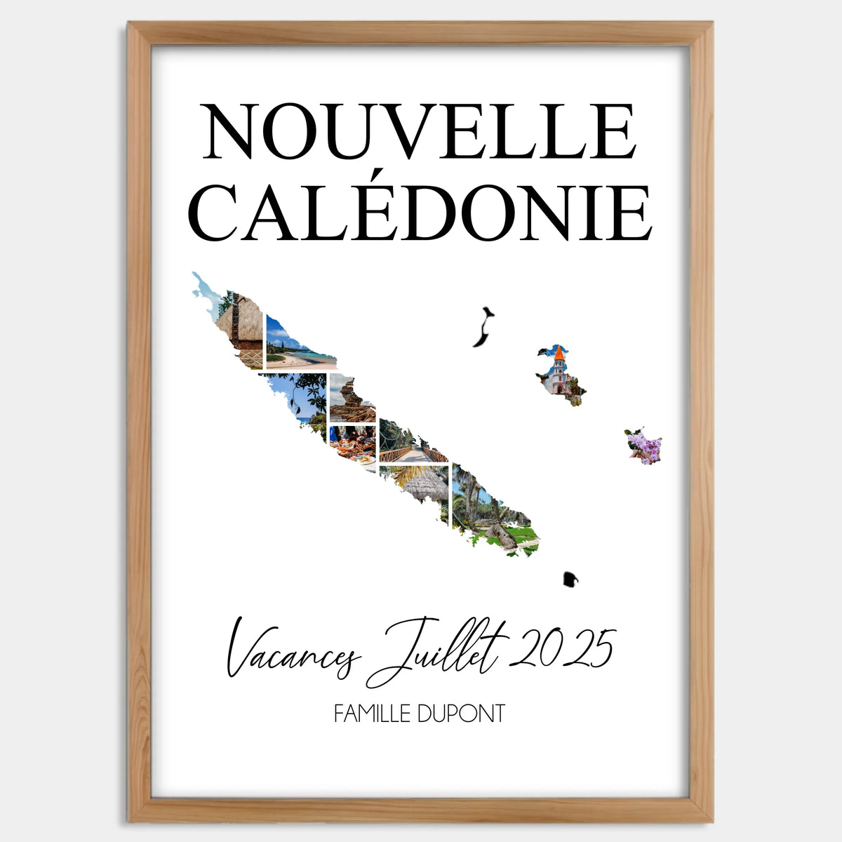Cadre bois personnalisé cadeau