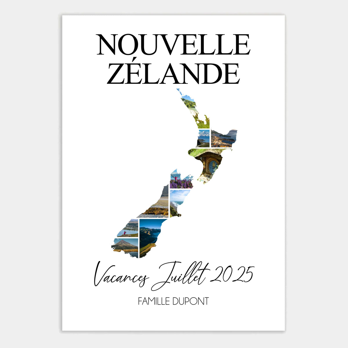 Affiche personnalisée cadeau