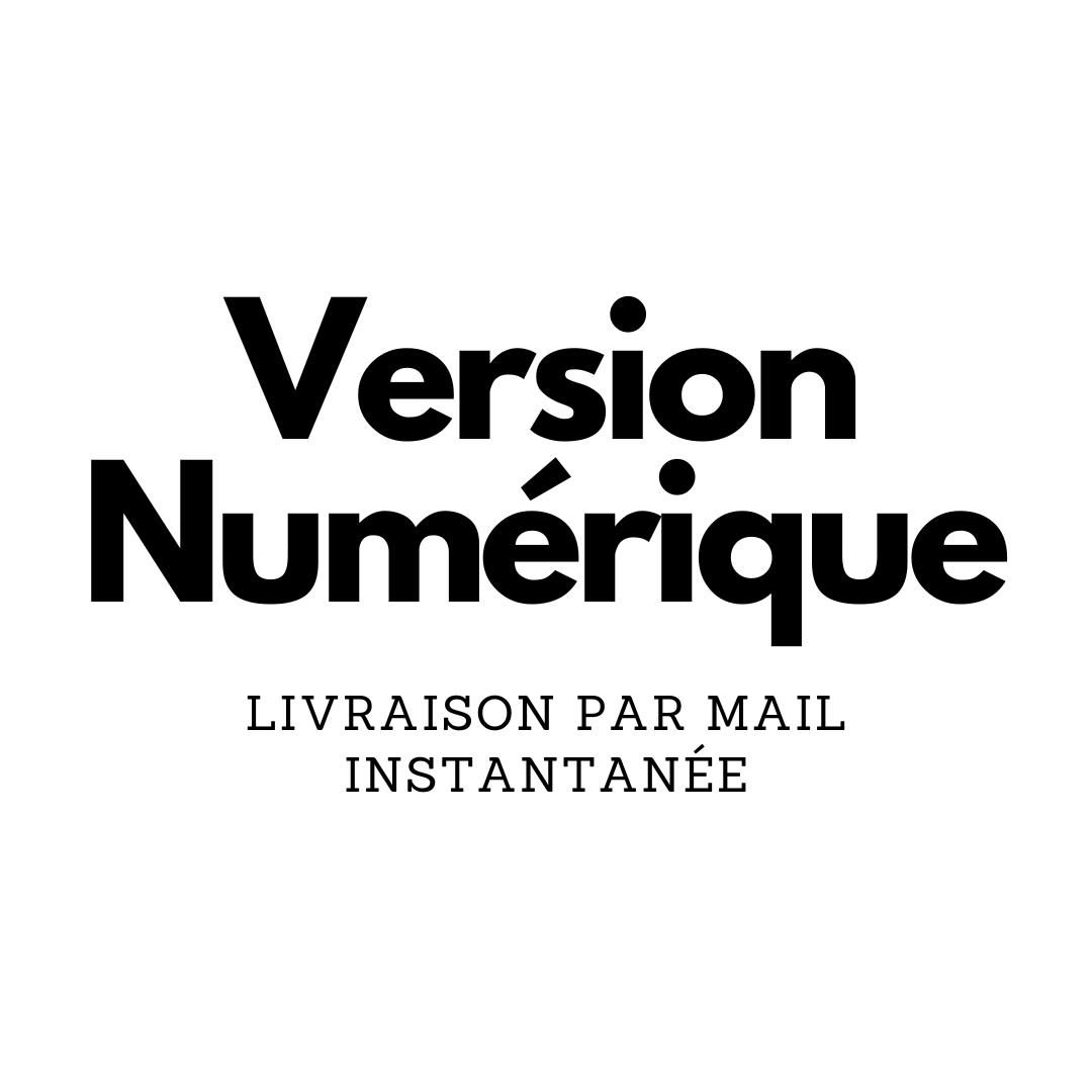 Version numérique (Livraison par mail instantanée)