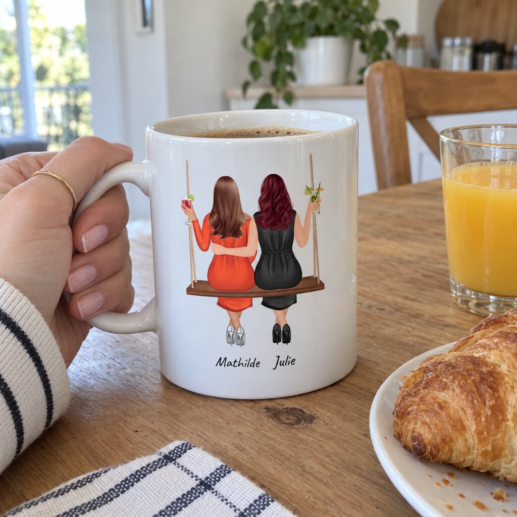 Mug personnalisé pour sœurs